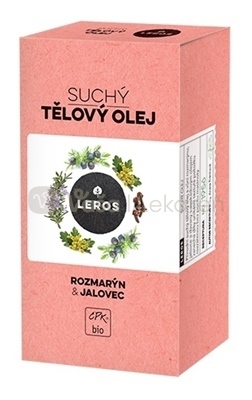 Leros Rozmarín &amp; Borievka Suchý telový olej