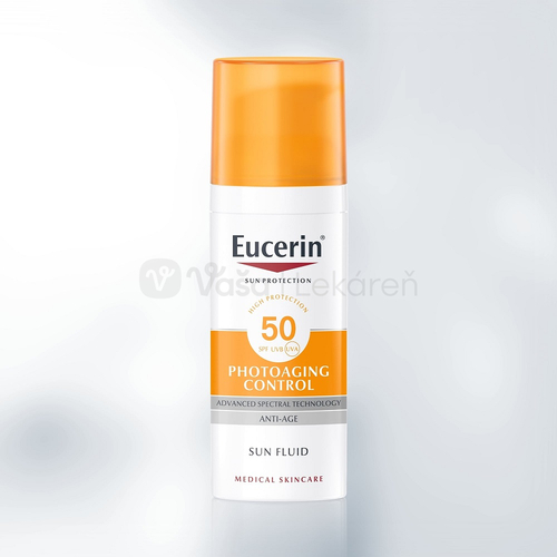 Eucerin Sun Photoaging Control Emulzia na opaľovanie proti vráskam SPF50+