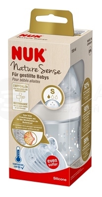NUK Nature Sense Fľaša s kontrolou teploty so silikónovým cumlíkom &quot;S&quot;