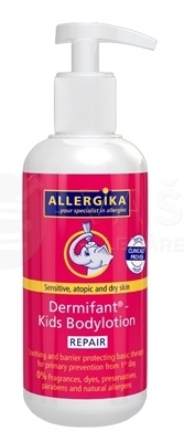 Allergika Dermifant Repair Detské telové mlieko na citlivú, atopickú a suchú pokožku