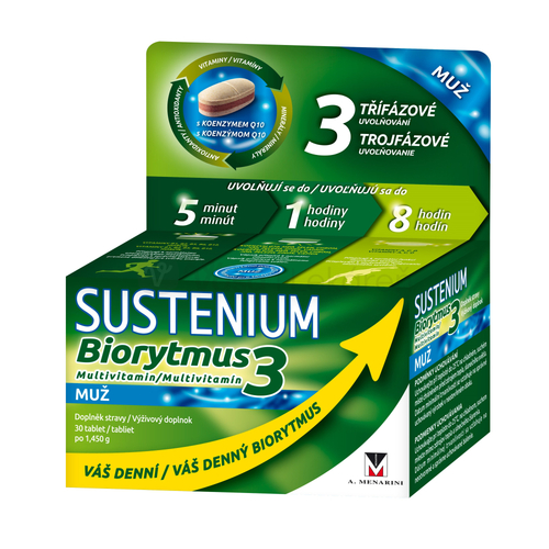 Sustenium Biorytmus 3 Multivitamin muz 30tbl xxx