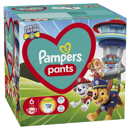 Pampers Pants Paw Patrol 6 Detské plienkové nohavičky (14-19 kg)
