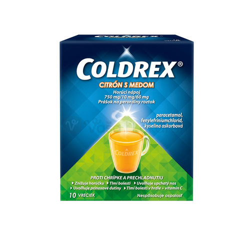 Coldrex Horúci nápoj Citrón a med