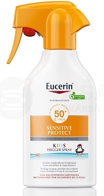 Eucerin Sun Sensitive Protect Detský sprej na opaľovanie SPF50+