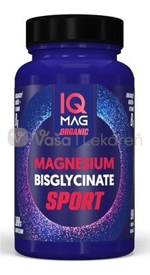 IQ MAG Organic Sport Organický Horčík + Vitamín B6