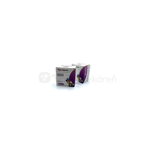 Aidplast Kohezívny obväz, mix (2,5 cm x 4,5 m)