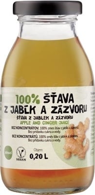 Zdravo 100% Šťava z jabĺk a zázvoru