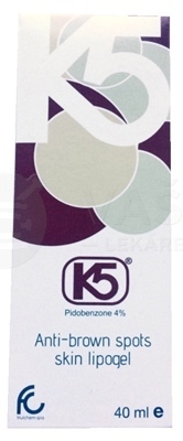 K5 Lipogel na depigmentáciu hnedých škvŕn