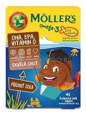 Moller´s Omega-3 Želé rybičky