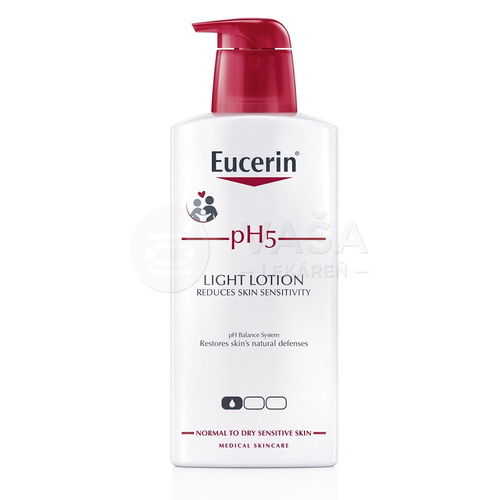 Eucerin pH5 Telové mlieko s ľahkou textúru na citlivú pokožku