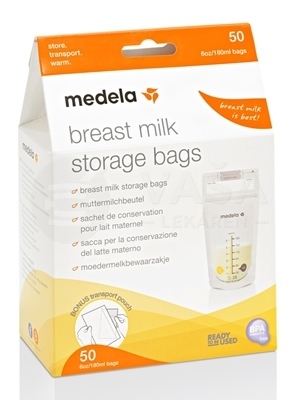 Medela Vrecká na skladovanie materského mlieka (180 ml)