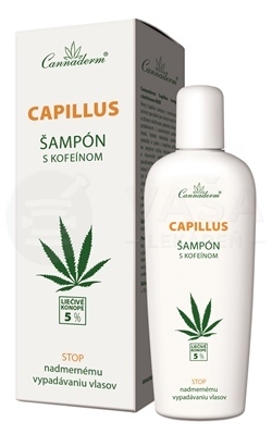 Cannaderm Capillus Šampón s kofeínom proti vypadávaniu vlasov