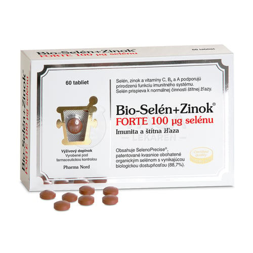 Pharma Nord Bio-Selén + Zinok Forte (100 mcg selénu)