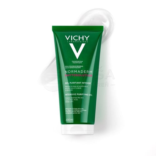 Vichy Normaderm Phytosolution Intenzívny čistiaci gél na pleť so sklonom k akné