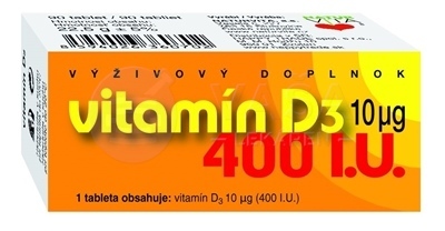 Naturvita Vitamín D3 10 mcg (400 IU)