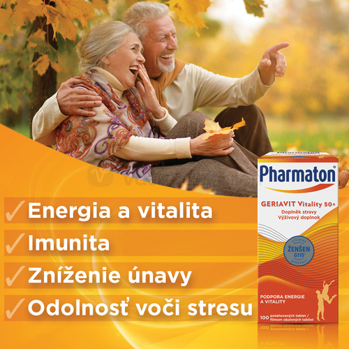 Pharmaton Geriavit Vitality 50+