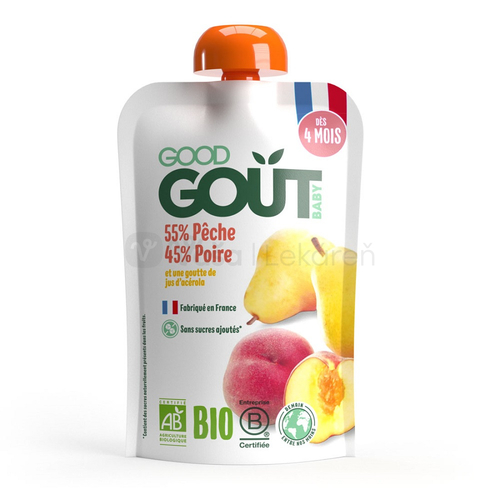 Good Gout BIO Broskyňa s hruškou (od ukončeného 4. mesiaca)