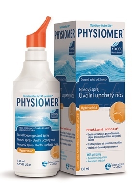 Physiomer Hypertonický nosový sprej s obsahom morskej vody
