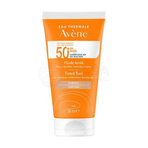 Avene Tónovací fluid na opaľovanie na normálnu a zmiešanú citlivú pleť SPF50+