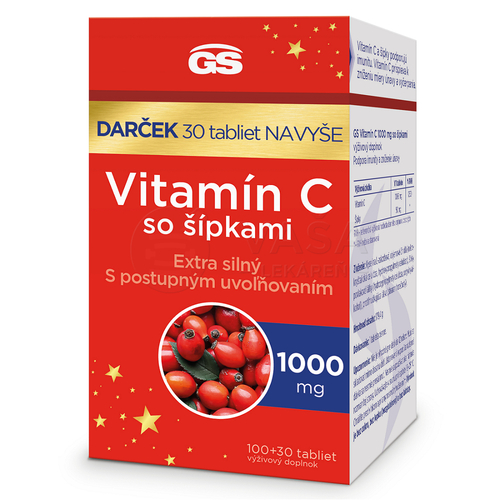 GS Vitamín C 1000 mg so šípkami Darček 2023