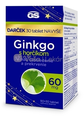 GS Ginkgo 60 mg s Horčíkom Darček 2024