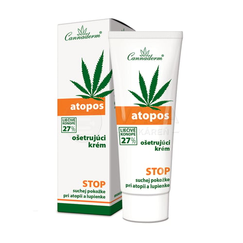 Cannaderm Atopos Ošetrujúci krém na atopiu a psoriázu