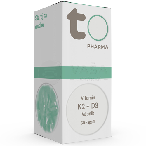 TOTO Vitamín K2 + D3, Vápnik