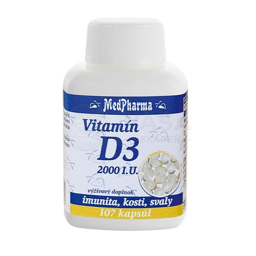 MedPharma Vitamín D3 2000 IU