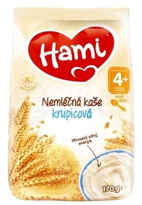 Hami Prvá lyžička Nemliečna kaša krupicová (od ukončeného 4. mesiaca)