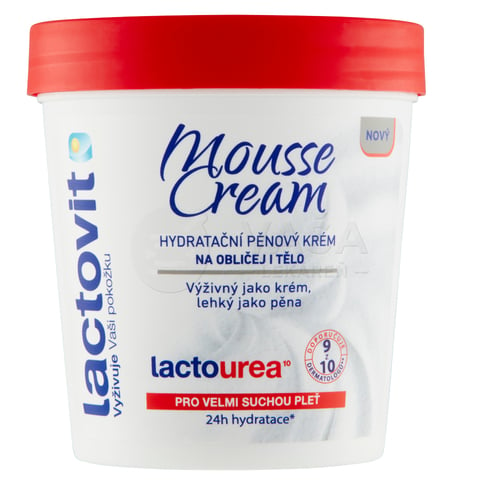 Lactovit Lactourea Regeneračný mousse cream na tvár a telo