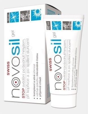 Swiss Novosil Gél po bodnutí hmyzom a spálení na slnku