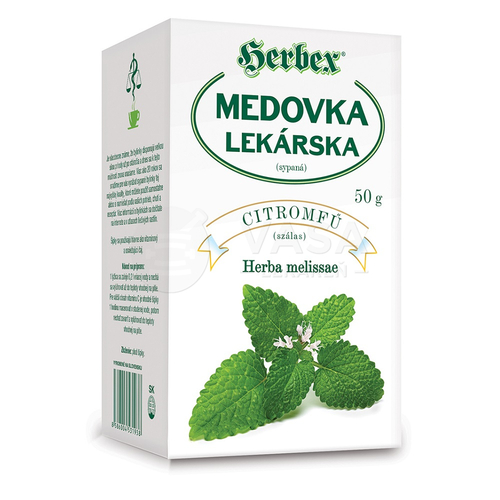 Herbex Bylinný čaj Medovka lekárska sypaná