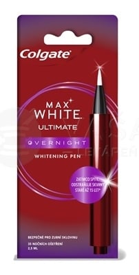 Colgate Max White Ultimate Series Nočné bieliace sérum na zuby v pere