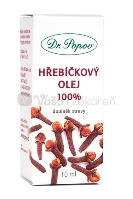 Dr. Popov Klinčekový olej 100 % z klinčekovca vonného