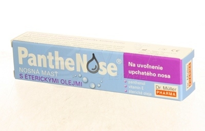 Dr. Müller PantheNose Nosová masť s éterickými olejmi na uvoľnenie upchatého nosa