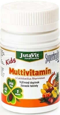 JutaVit Multivitamín s Lactobacillus Rhamnosus Kids