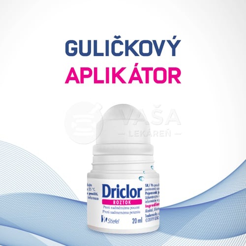 Driclor Guľôčkový antiperspirant proti nadmernému poteniu