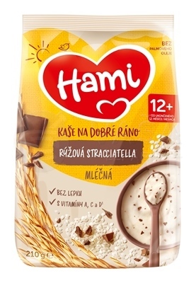 Hami Mliečna kaša ryžová stracciatella na dobré ráno (od ukončeného 12. mesiaca)