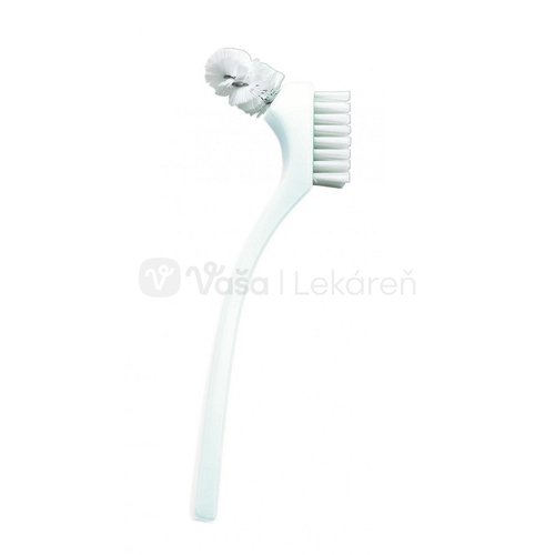 Curadent BDC 150 Kefka so špirálou na čistenie protéz (biela)