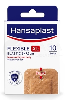 Hansaplast Flexible XL Elastic Elastická náplasť (5 x 7,2 cm)