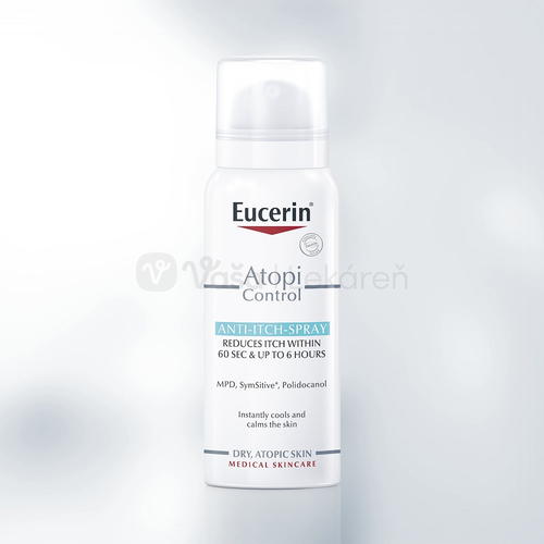 Eucerin AtopiControl Sprej proti svrbeniu na suchú a atopickú pokožku