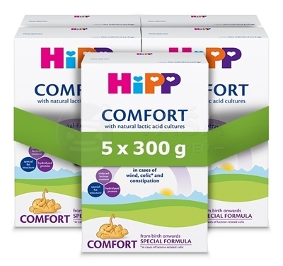 HiPP Comfort MULTIPACK Špeciálna dojčenská výživa (od narodenia)