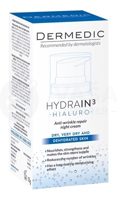 Dermedic Hydrain3 Hialuro Nocny Kr.pr.vras.55gxxx