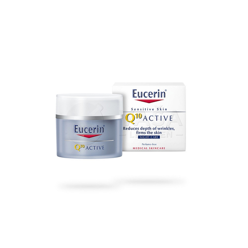 Eucerin Q10 Active Regeneračný nočný krém na citlivú pokožku