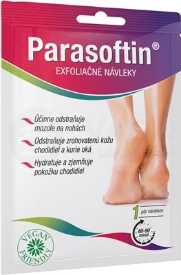 Parasoftin Vegan Exfoliačné návleky na chodidlá