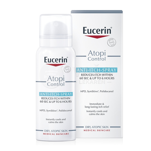 Eucerin AtopiControl Sprej proti svrbeniu na suchú a atopickú pokožku