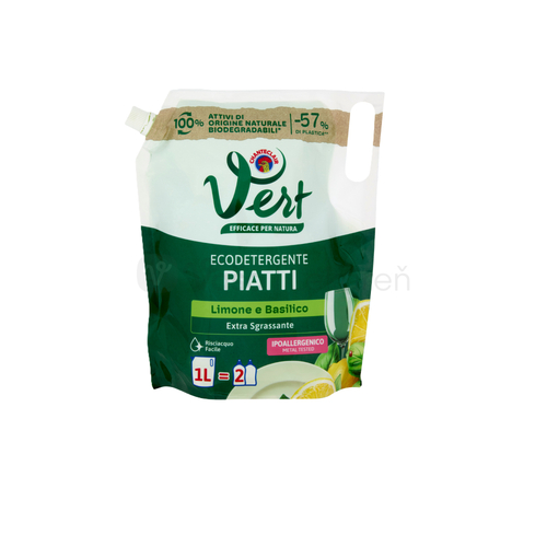 Chanteclair Vert Piatti Lemon &amp; Basilico Ekologický umývací prostriedok na riad
