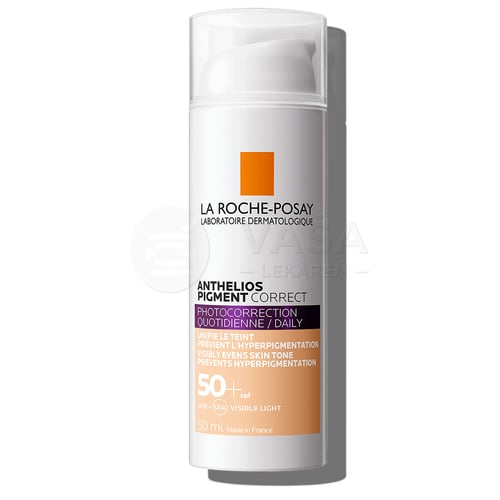 La Roche-Posay Anthelios Pigment Correct Light Fotokorekčný denný tónovaný krém SPF50+