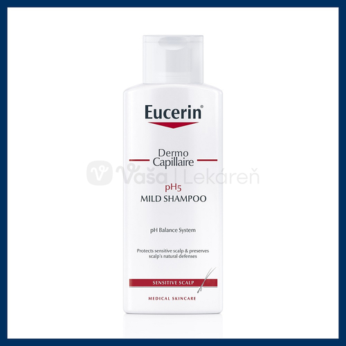 Eucerin DermoCapillaire pH5 Šampón na citlivú pokožku