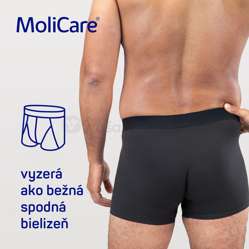 MoliCare Men L Absorpčná prateľná spodná bielizeň pre mužov